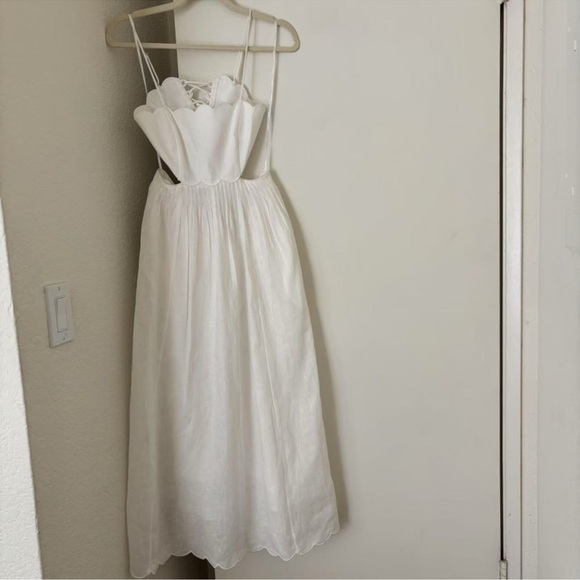 Zimmermann White Midi Dress - Picture 5 of 13